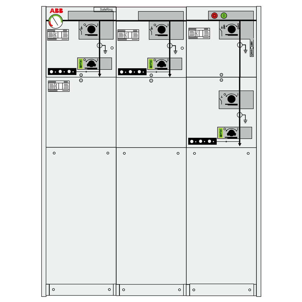 RMU ABB 24kV Safeplus-CCV
