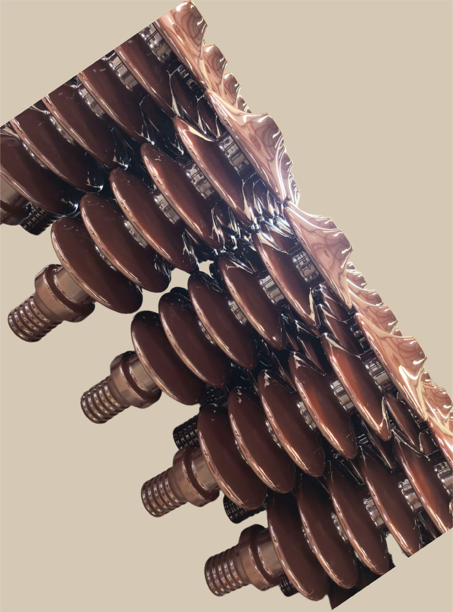 MV transformer bushing—porcelain